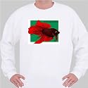 Sweatshirt with betta, tropical, sea, splendo, fish
