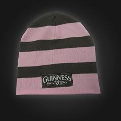 Guinness Khaki Pink Ladies Knitted Hat