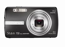 Olympus Stylus 750 7.1MP Digital Camera with Digital Image Stabilized 5x Optical Zoom and CCD Shift Stabilization (Black)