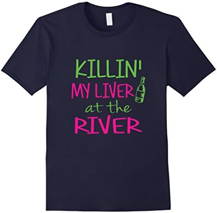 Men's Killin My Liver at the River Lake Water Baby Life Swim Live Large Navy
