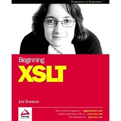 Beginning XSLT