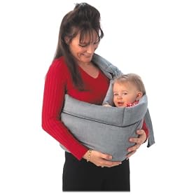 Crown Crafts The Original NoJo BabySling by Dr. Sears in Black Chambray