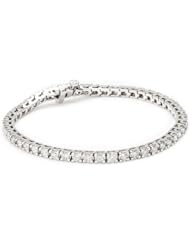 IGI Certified 18k Gold 4-prong Diamond Tennis Bracelet (3.0 cttw, H-I Color, SI2-I1 Clarity), 7"