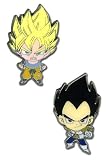 Dragon Ball Z Super Saiyam Goku & Vegeta Mini Pinset