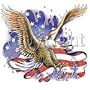 Eagle/Flag Adult Sweatshirt