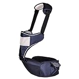 DEHANG ベビーキャリ　ホルタースタイルのベビースリング 多機能 通気性 赤ちゃん 抱っこひも おんぶ紐 (ブルー)