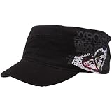 Roxy Love Rules Juniors Adjustable Military Hat – Black