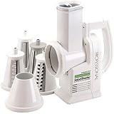Presto 02970 Professional SaladShooter Electric Slicer/Shredder, White