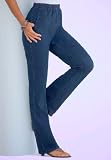 Roamans Plus Size Tall Relaxed Boot Flare Stretch Jeans