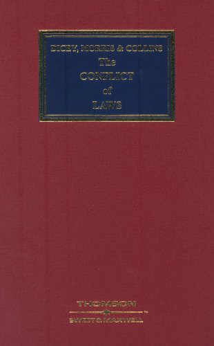 Dicey, Morris and Collins on the Conflict of Laws