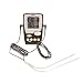 Polder Dual Probe Cooking Thermometer, Black