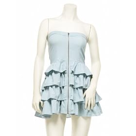 Buy 2b Strapless Cotton Ruffle Dress