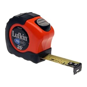 Lufkin PS3425 1-Inch x 25 Pro Series Power Return Tape Measure