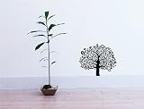 Wall Vinyl Sticker Decal ART Mural Tree with Letters and Numbers K2