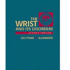 The Wrist and Its Disorders