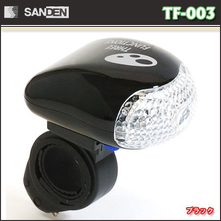 サンデン電装 LEDパッシングライト ブラック TF-003
