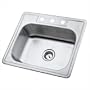 Elements of Design E25228BN Stainless Steel Sink, Brushed Nickel