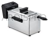 Kaltzonen Doppelfriteuse 2 x 3,0 L & 2000W Doppel Friteuse Fritteuse Fritöse