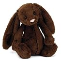 Jellycat Plush Bashful Medium Chocolate Bunny 12