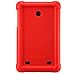 LG G Pad 7.0 Case - Poetic LG G Pad 7.0 Case [Turtle Skin Series] - [Corner/Bumper Protection] [Grip] [Sound-Amplification] Protective Silicone Case for LG G Pad 7.0 Red (3 Year Manufacturer Warranty From Poetic)