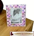 Pink and Lilac Mosaic Photograph Frame
