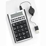 19KEYS USB Blk Mobilemini Numeric Keypad Calculator