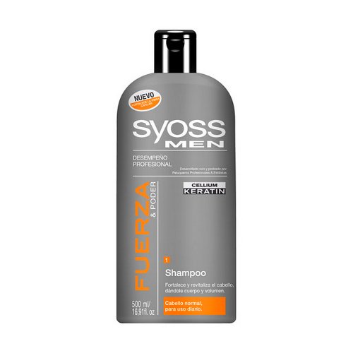 Syoss Men Hair Force Shampoo with Keratin & Caffeine 16.9 Oz