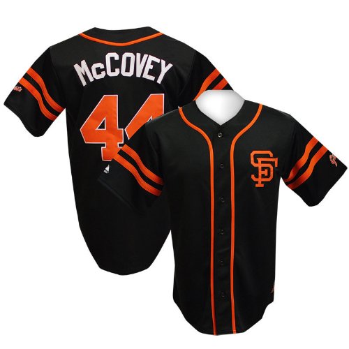 Willie McCovey San Francisco Giants Majestic Cooperstown Heater Jersey