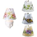 Spin Shades 24614 Watercolor Collection Nightlight with Four Revolving Garden Shades