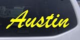 Yellow 30in X 9.0in -- Austin Car Window Wall Laptop Decal Sticker