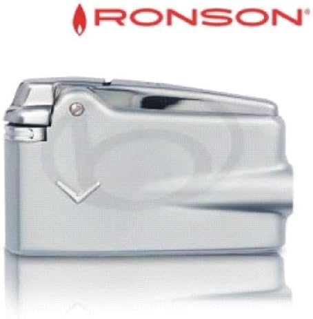 Ronson Varaflame Chrome Satin with -V- 130003