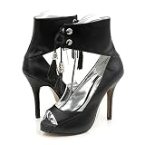 CutesyGirl Jean37 Pumps Black 8 Black