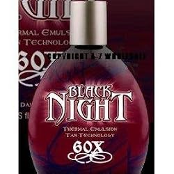 Millenium Tanning Black Night Premium Tanning Lotion, Thermal Emulsion, Bronzer Tan Technology, 60x, 13.5-Ounce