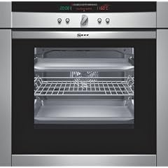 Neff-1 B46E74N0 Einbaubackofen Mega SHE 4674N, Edelstahl