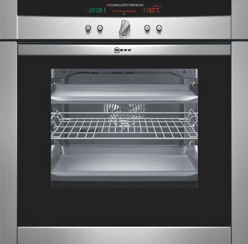 Neff-1 B46E74N0 Einbaubackofen Mega SHE 4674N, Edelstahl