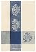 Waffle Weave 100% Cotton Blue Shell Dishtowel 18" X 28" Set / 6