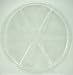 California Plastic #VS10-10 10" Clear Plant Saucer