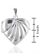 Sterling Silver Heart Shaped Locket