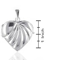 Sterling Silver Heart Shaped Locket