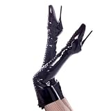 BALLET-3020 7 Inch Spike Heel Laceup Ballet Thigh Boots Women's Size Shoe
