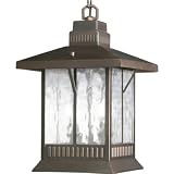 Progress Lighting P5522-20 2-Light Aberdeen Large Hanging Lantern, Antique Bronze