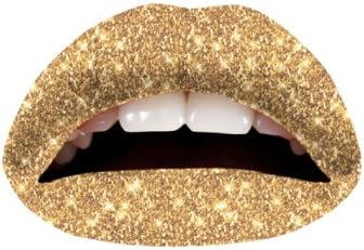 Gold Glitterati Lip Applique