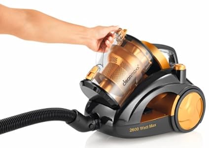 Buy one get one Tv Unser Original 09065 Aspiradora Cleanmaxx Multiciclón 2600 W Plus Dorada