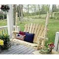 Lakeland Mills CF1123  4' Cedar Log Porch Swing