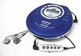 EUPA MP3対応ポータブルCDプレーヤー ブルー TSI-CP903MR