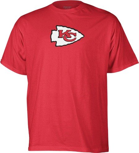 NFL Men's Kansas City Chiefs Logo Premier Tee Shirt (Red, Medium)