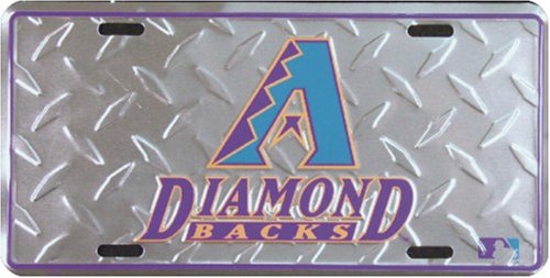 Arizona Diamondbacks License Plate Diamond Emboss