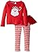 Mud Pie Little Girls' Santa Skirt Set