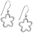 Handcrafted Hollow Flower Earrings