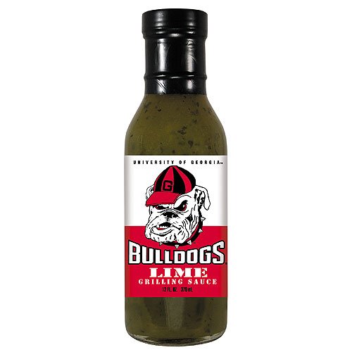 Georgia Bulldogs NCAA Lime Grilling Sauce - 12oz by Hot Sauce Harry